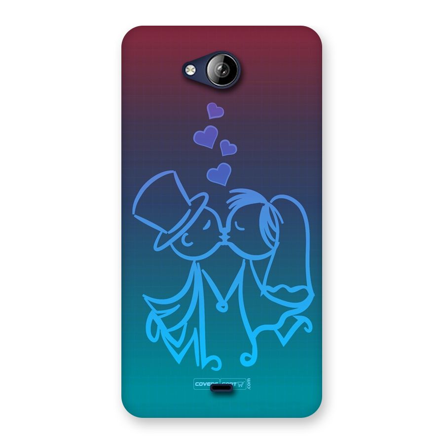 Cute Love Back Case for Canvas Play Q355