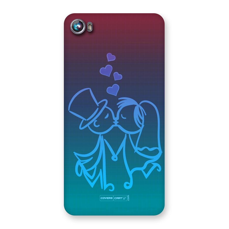 Cute Love Back Case for Micromax Canvas Fire 4 A107