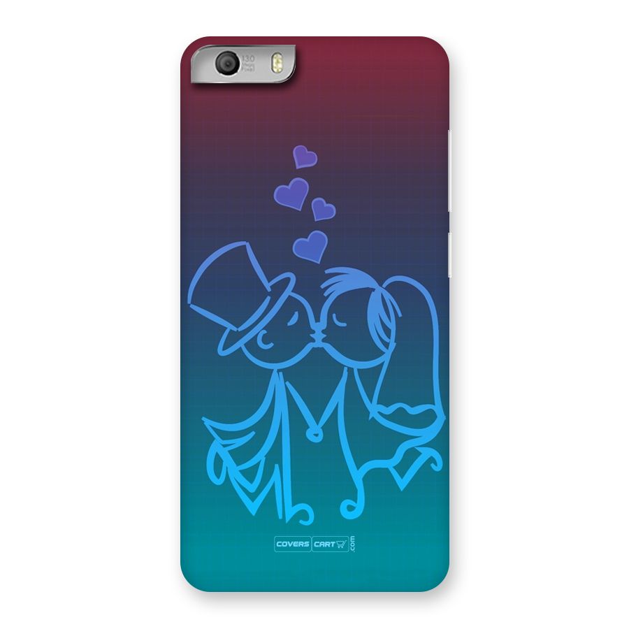 Cute Love Back Case for Micromax Canvas Knight 2