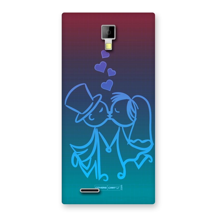 Cute Love Back Case for Micromax Canvas Xpress A99