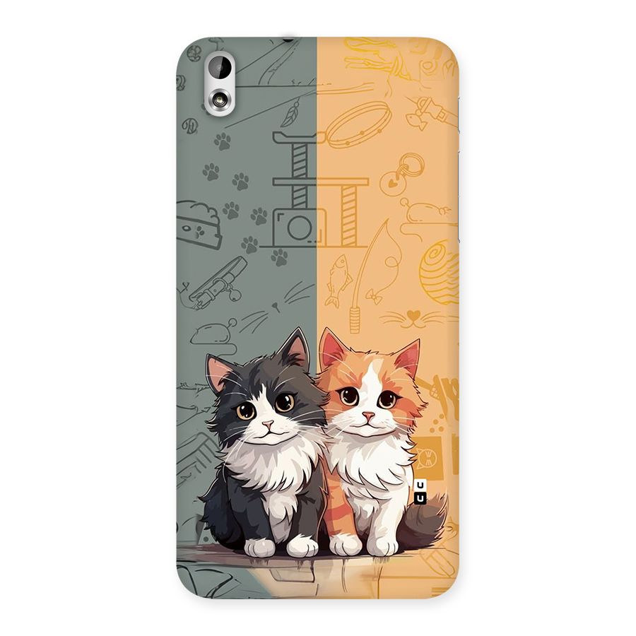 Cute Lovely Cats Back Case for Desire 816g