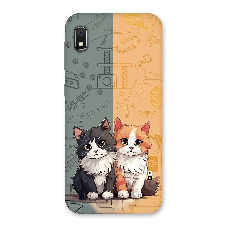 Cute Lovely Cats Back Case for Galaxy A10