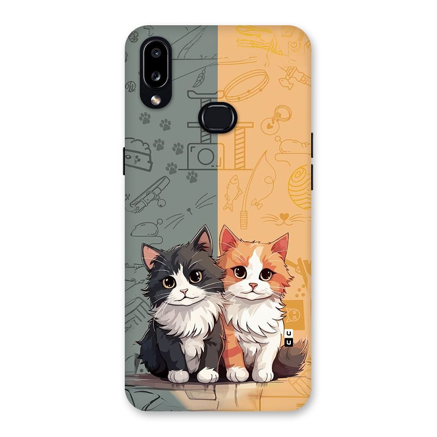 Cute Lovely Cats Back Case for Galaxy A10s