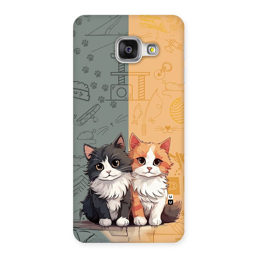 Cute Lovely Cats Back Case for Galaxy A3 (2016)