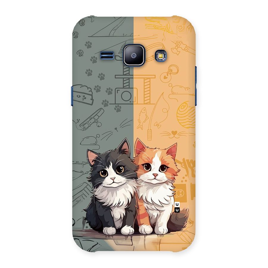 Cute Lovely Cats Back Case for Galaxy J1