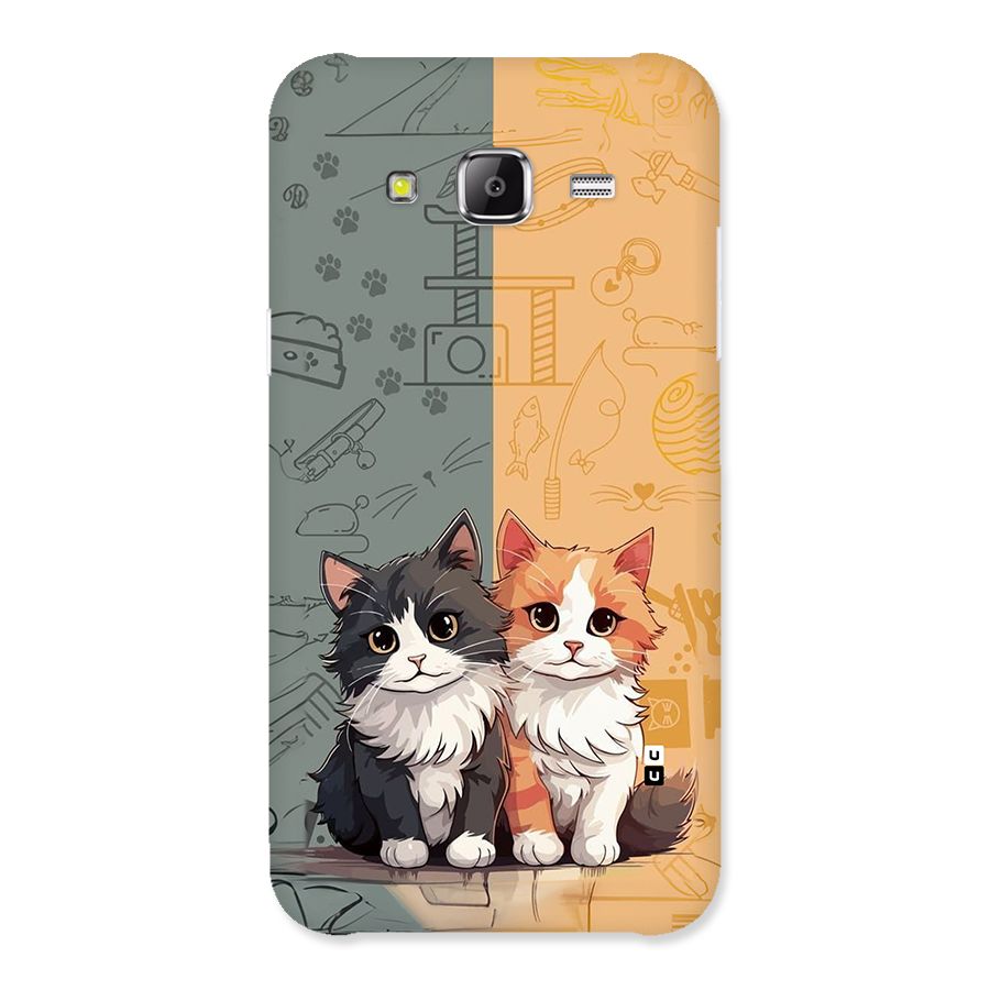 Cute Lovely Cats Back Case for Galaxy J2 Prime