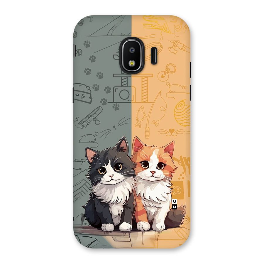 Cute Lovely Cats Back Case for Galaxy J2 Pro 2018
