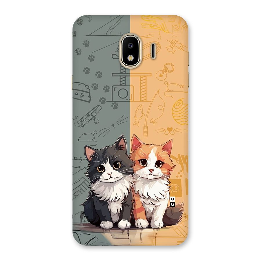 Cute Lovely Cats Back Case for Galaxy J4