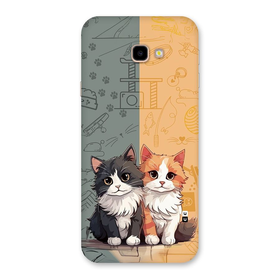 Cute Lovely Cats Back Case for Galaxy J4 Plus