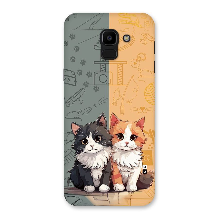 Cute Lovely Cats Back Case for Galaxy J6