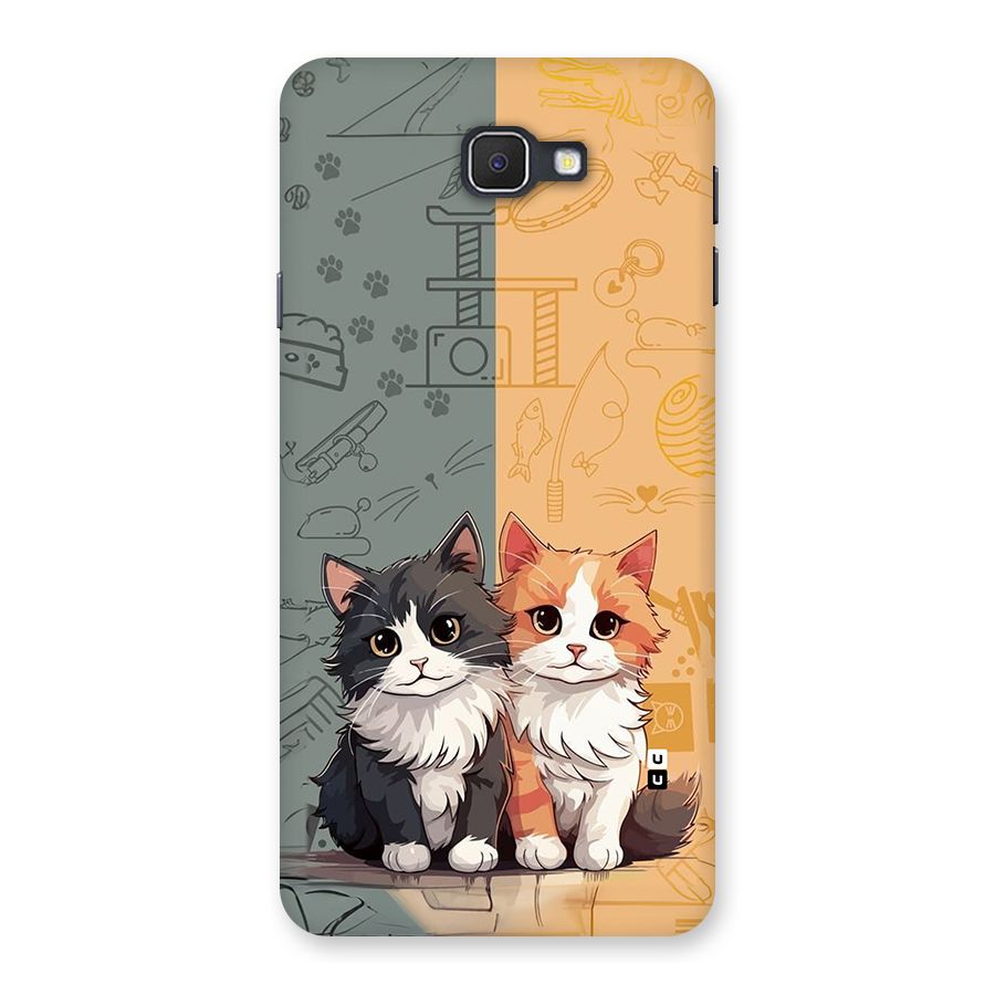 Cute Lovely Cats Back Case for Galaxy J7 Prime