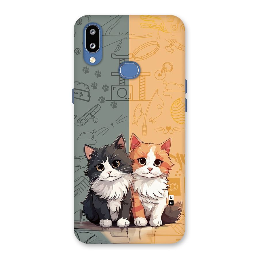 Cute Lovely Cats Back Case for Galaxy M01s