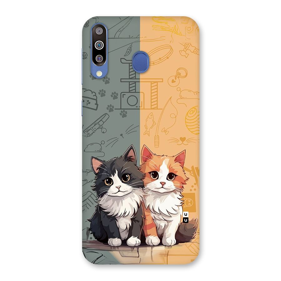Cute Lovely Cats Back Case for Galaxy M30