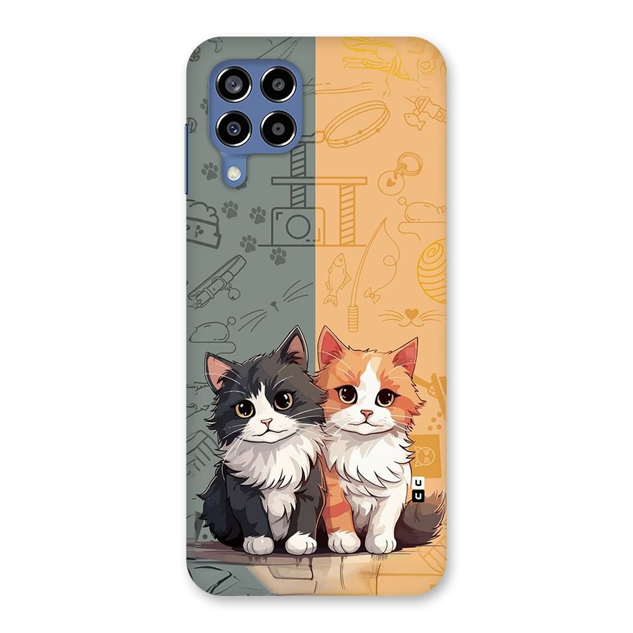 Cute Lovely Cats Back Case for Galaxy M53 5G