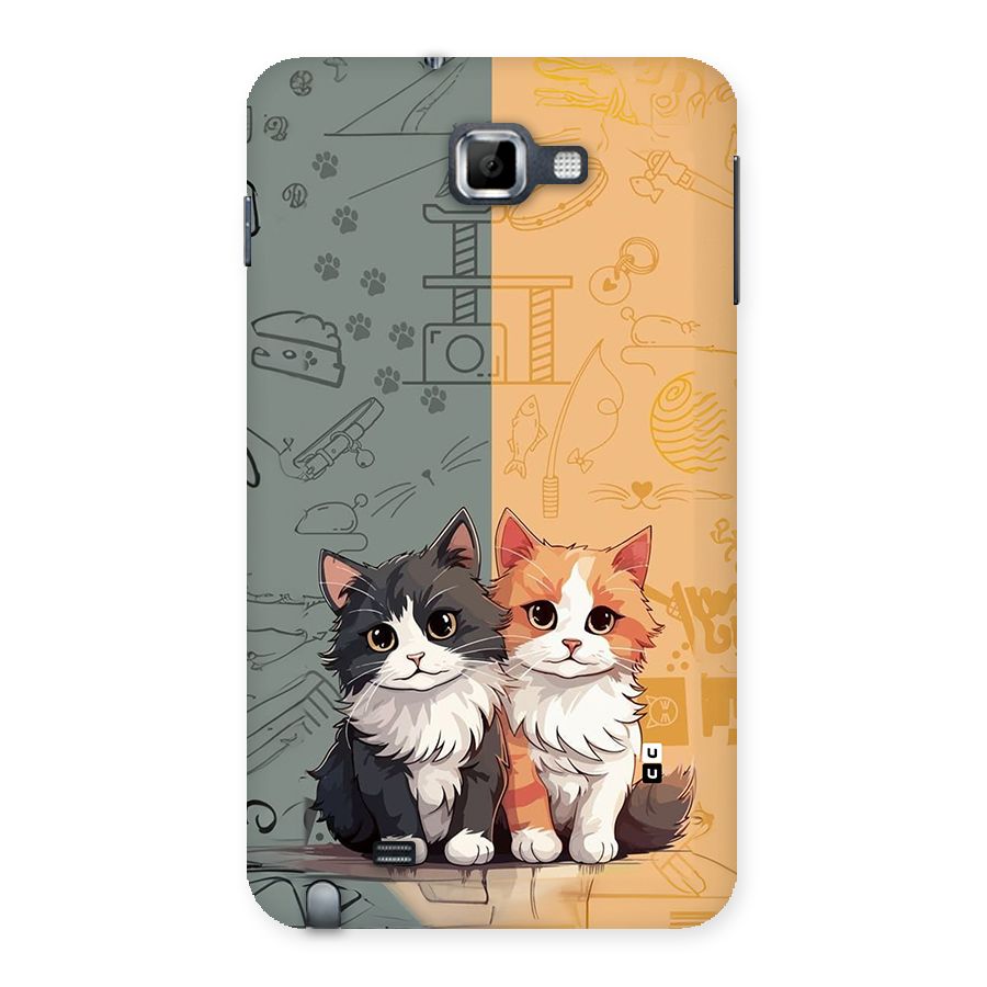 Cute Lovely Cats Back Case for Galaxy Note