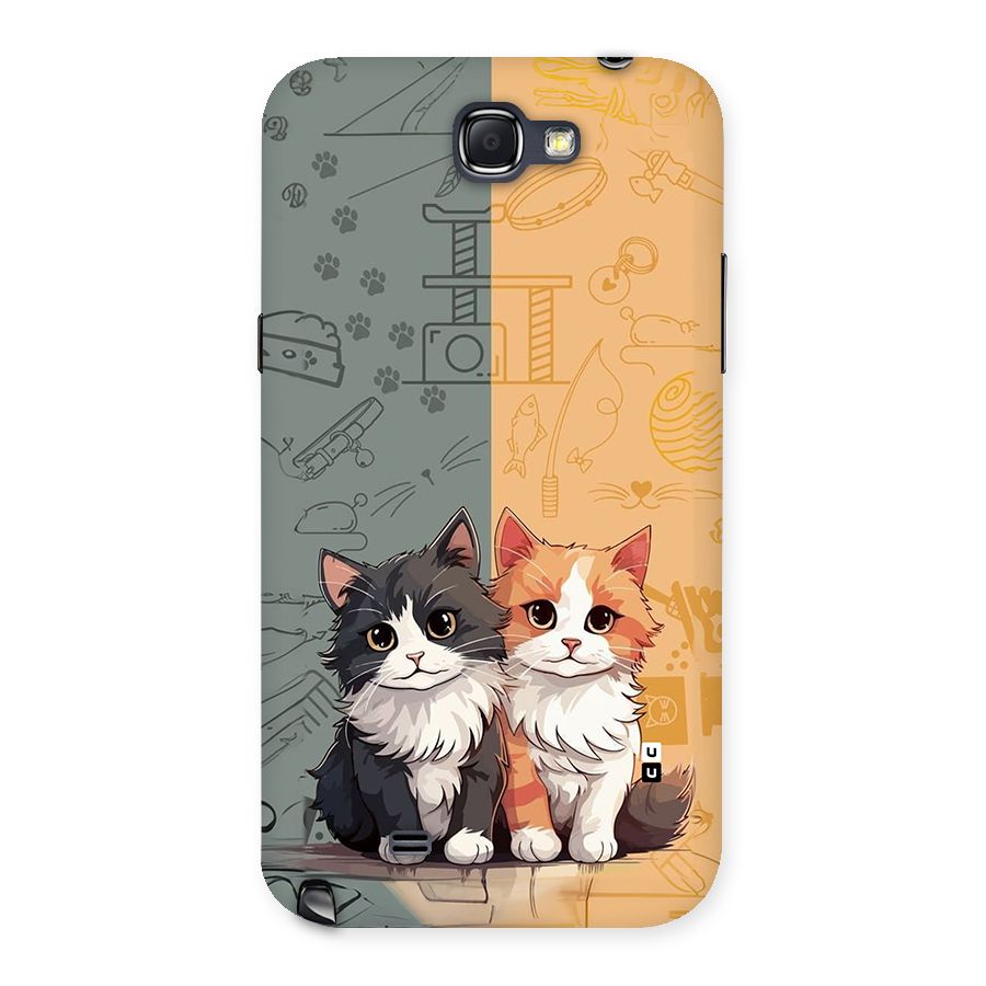 Cute Lovely Cats Back Case for Galaxy Note 2