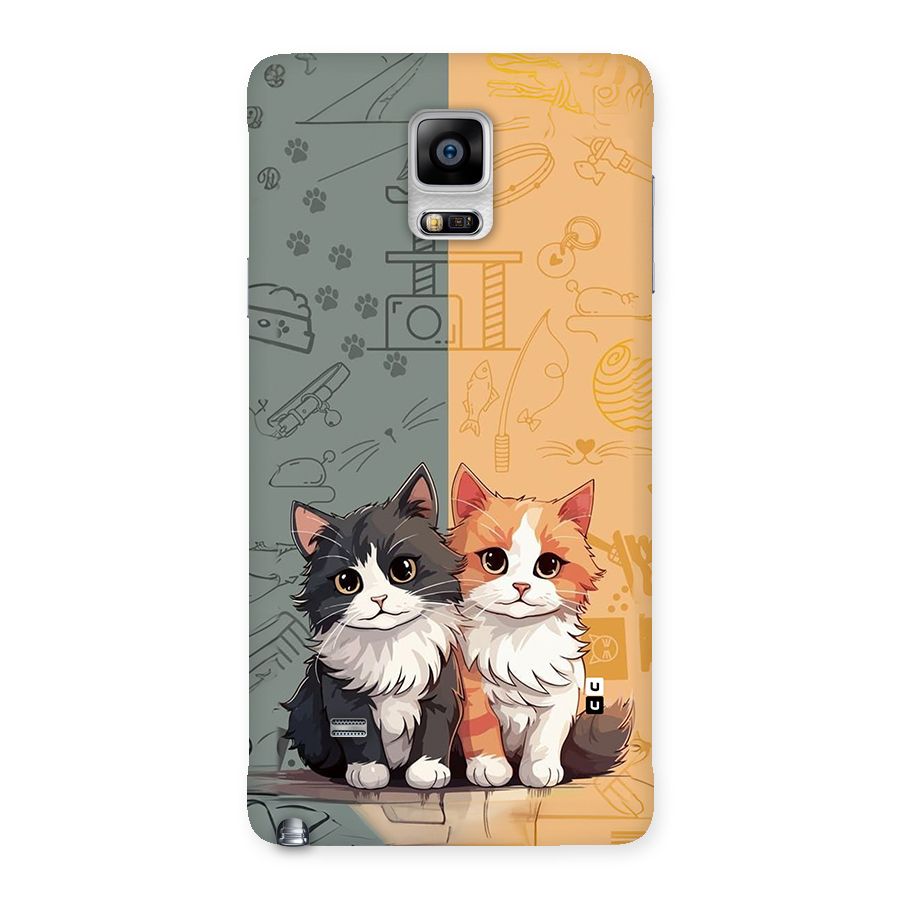 Cute Lovely Cats Back Case for Galaxy Note 4
