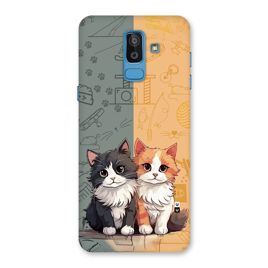 Cute Lovely Cats Back Case for Galaxy On8 (2018)