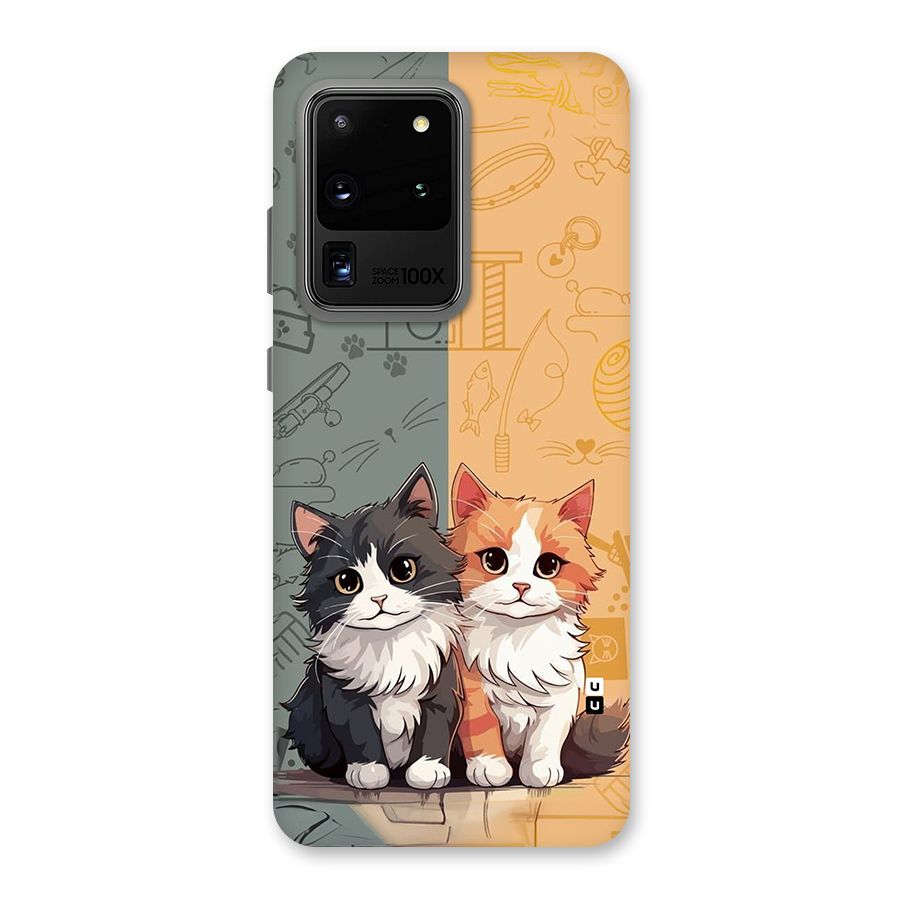 Cute Lovely Cats Back Case for Galaxy S20 Ultra