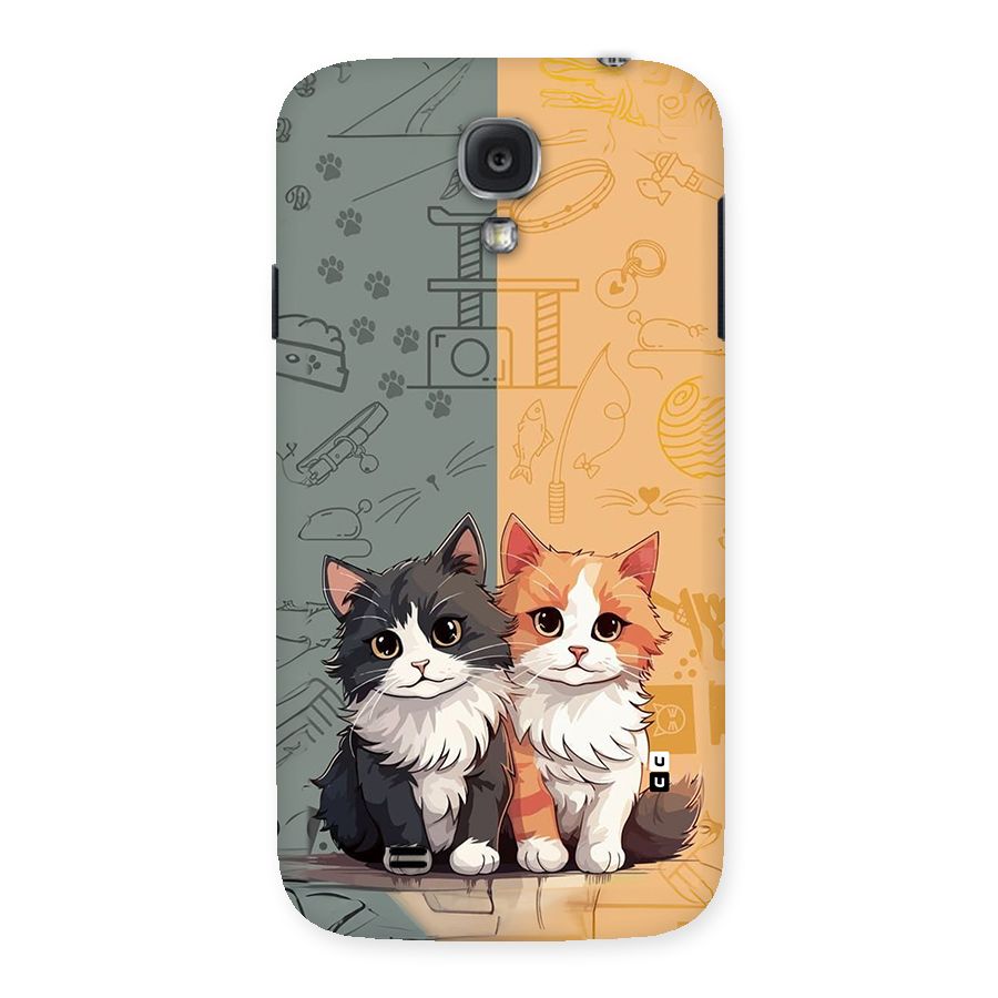 Cute Lovely Cats Back Case for Galaxy S4
