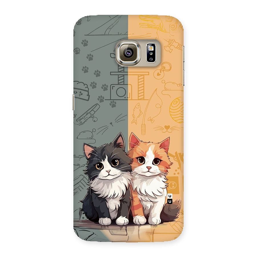 Cute Lovely Cats Back Case for Galaxy S6 Edge Plus