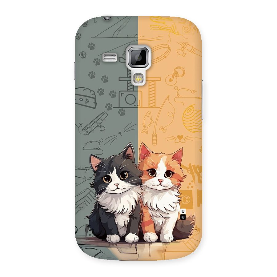 Cute Lovely Cats Back Case for Galaxy S Duos
