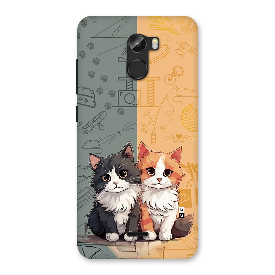 Cute Lovely Cats Back Case for Gionee X1