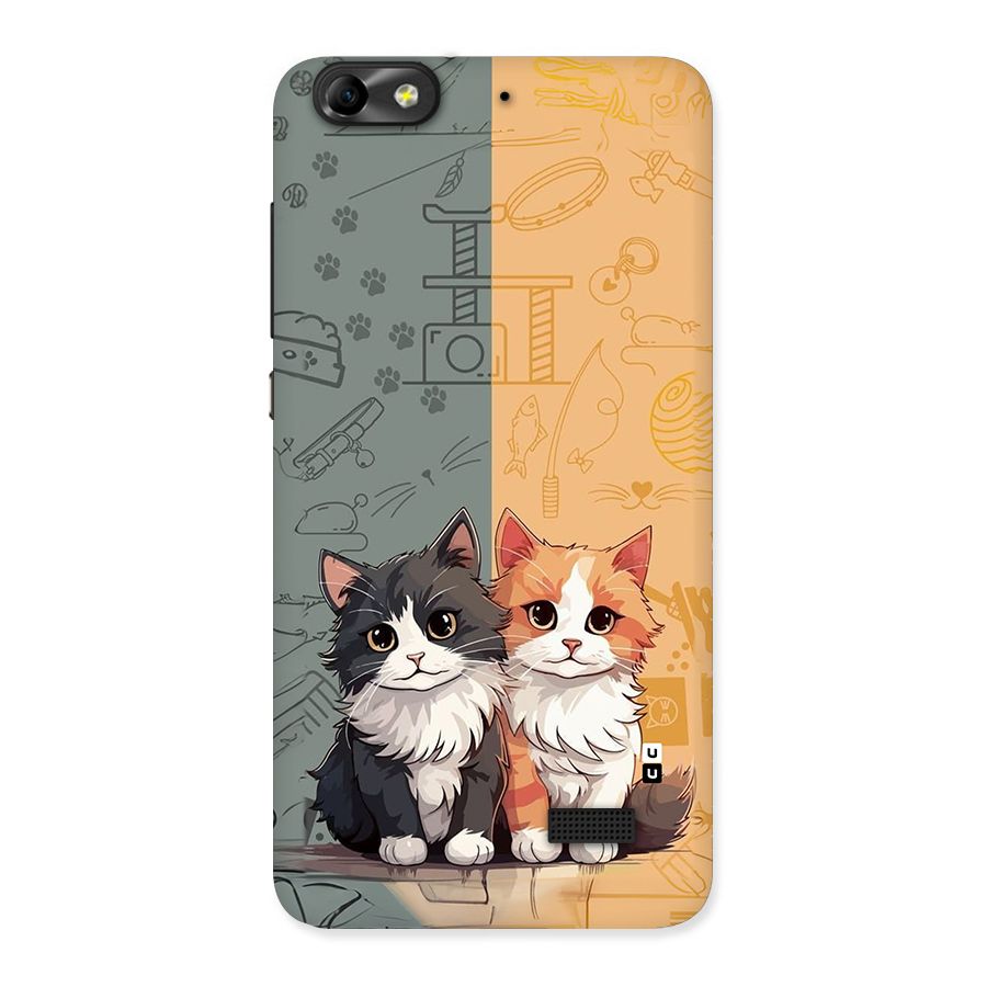 Cute Lovely Cats Back Case for Honor 4C