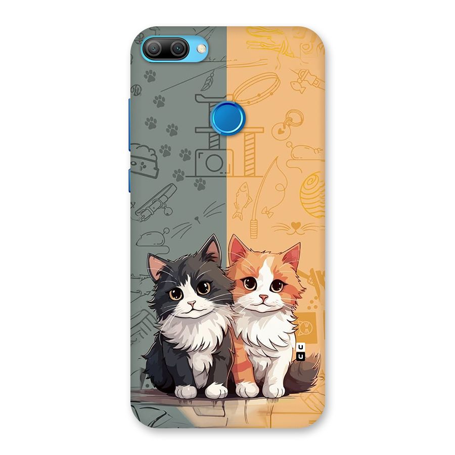 Cute Lovely Cats Back Case for Honor 9N