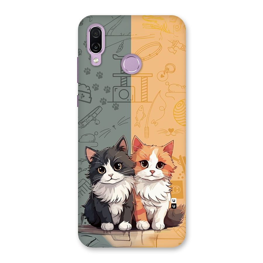 Cute Lovely Cats Back Case for Honor Play
