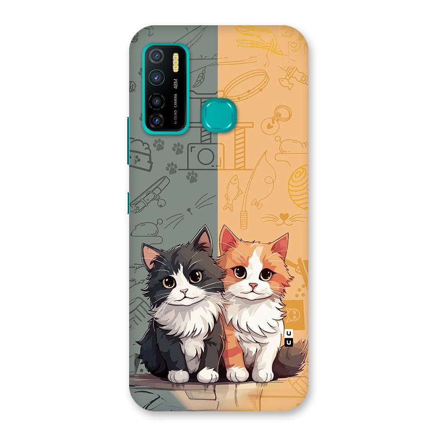 Cute Lovely Cats Back Case for Infinix Hot 9 Pro