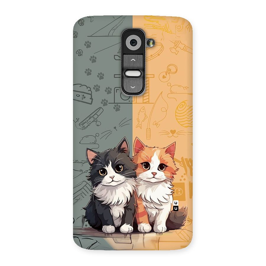 Cute Lovely Cats Back Case for LG G2