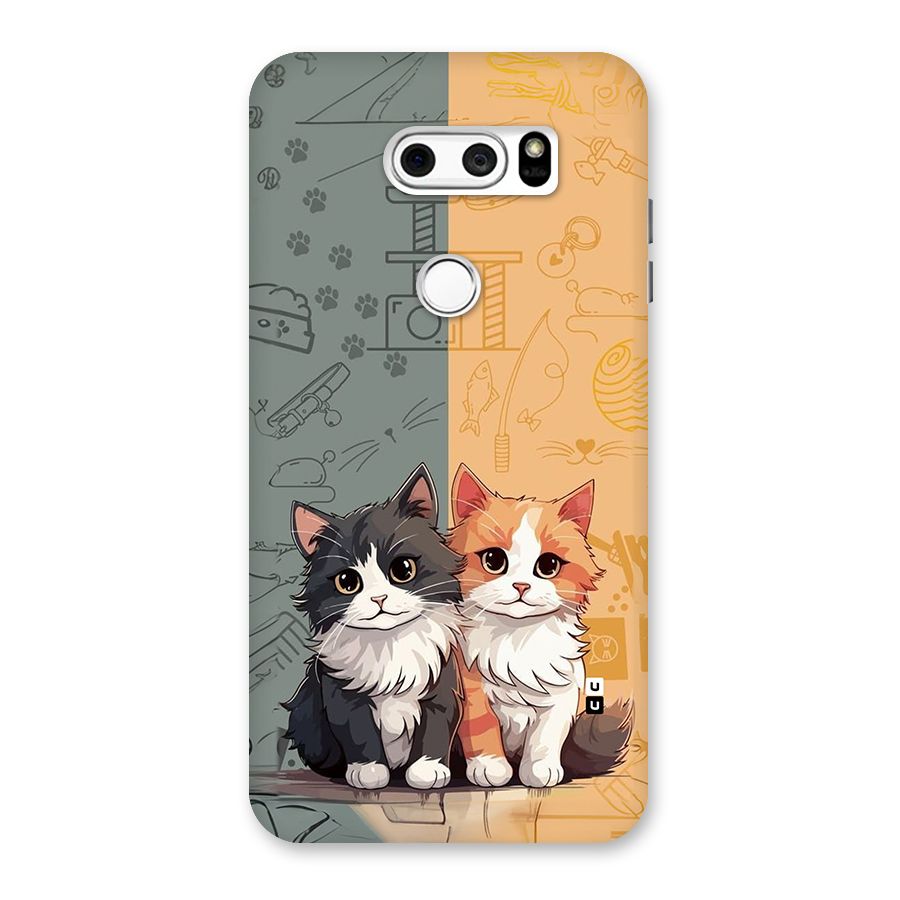 Cute Lovely Cats Back Case for LG V30
