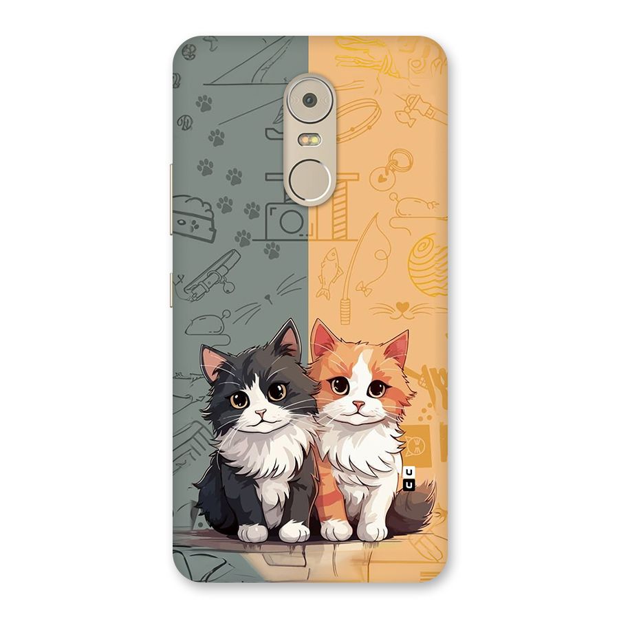 Cute Lovely Cats Back Case for Lenovo K6 Note