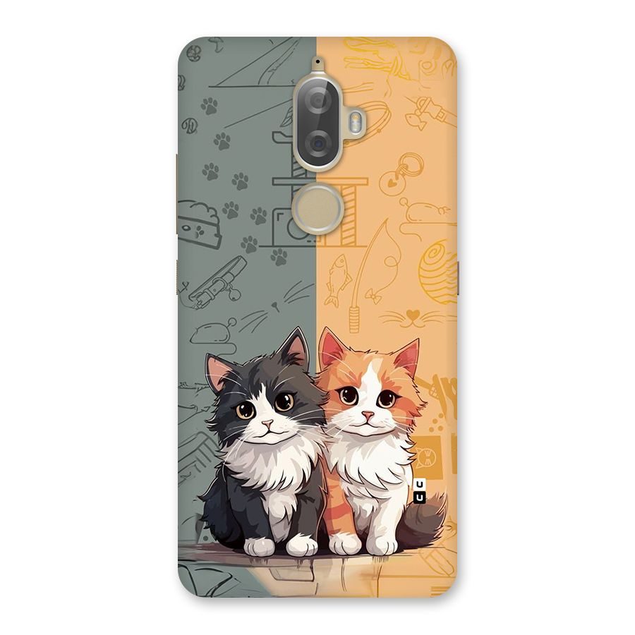Cute Lovely Cats Back Case for Lenovo K8 Plus