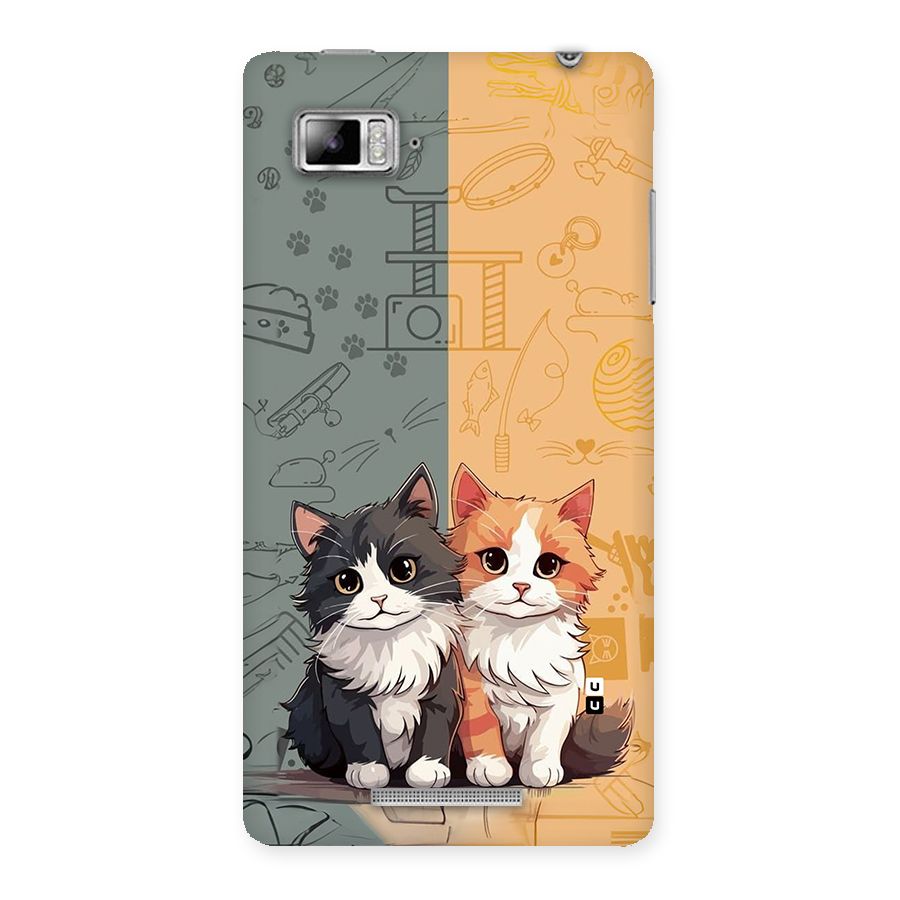 Cute Lovely Cats Back Case for Lenovo Vibe Z K910
