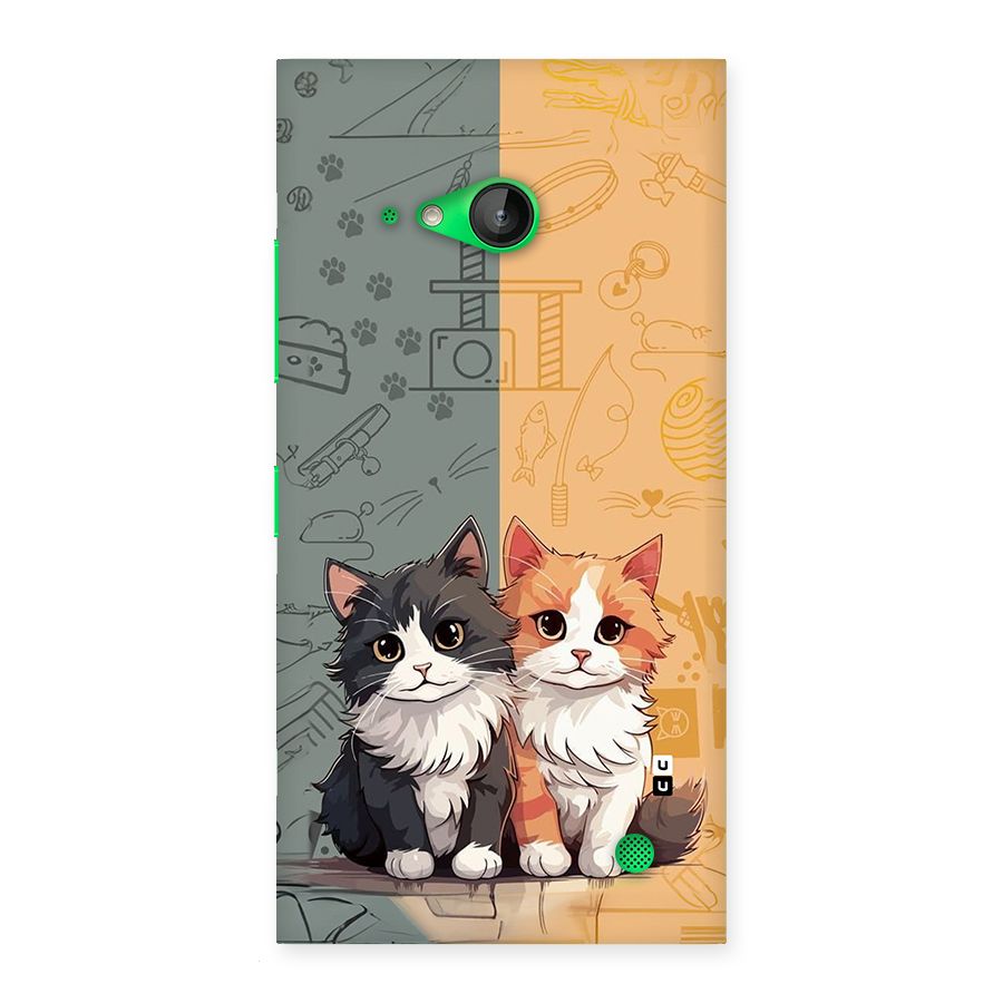 Cute Lovely Cats Back Case for Lumia 730