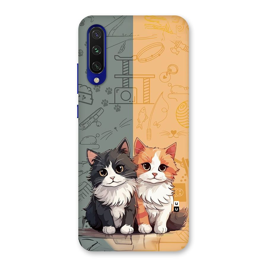 Cute Lovely Cats Back Case for Mi A3