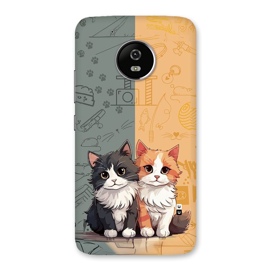 Cute Lovely Cats Back Case for Moto G5