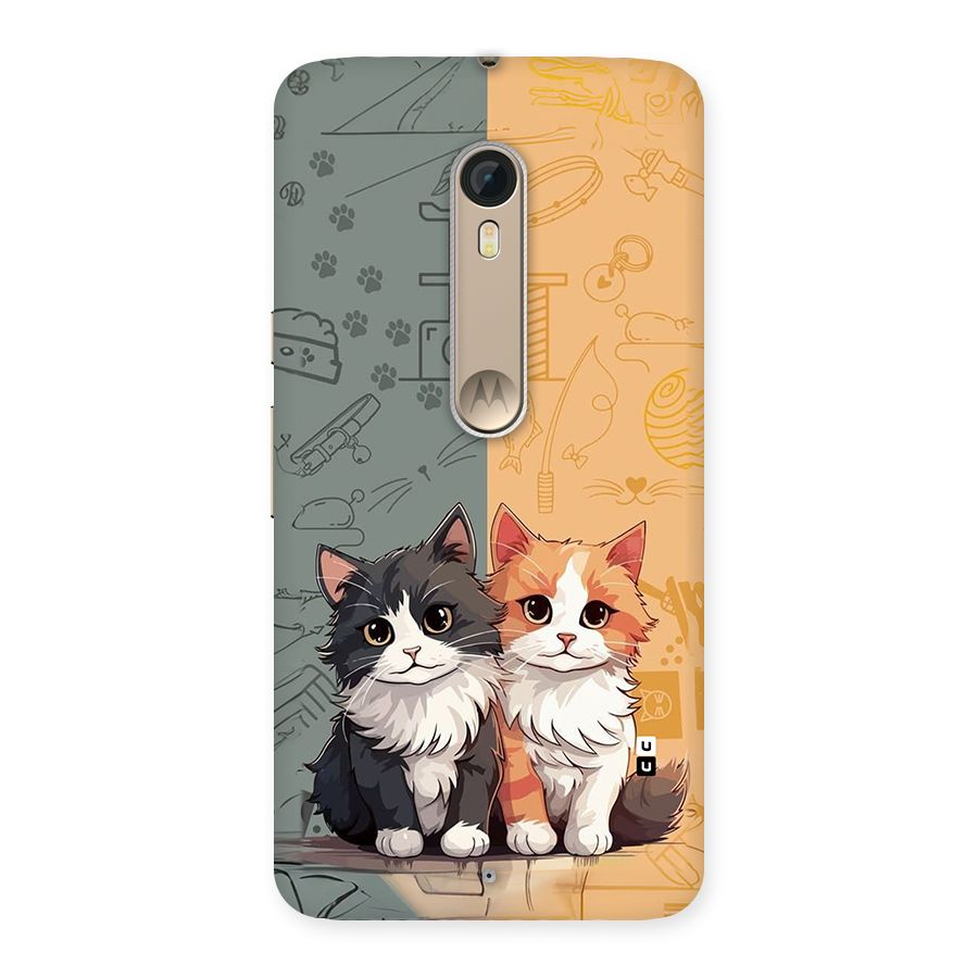 Cute Lovely Cats Back Case for Moto X Style