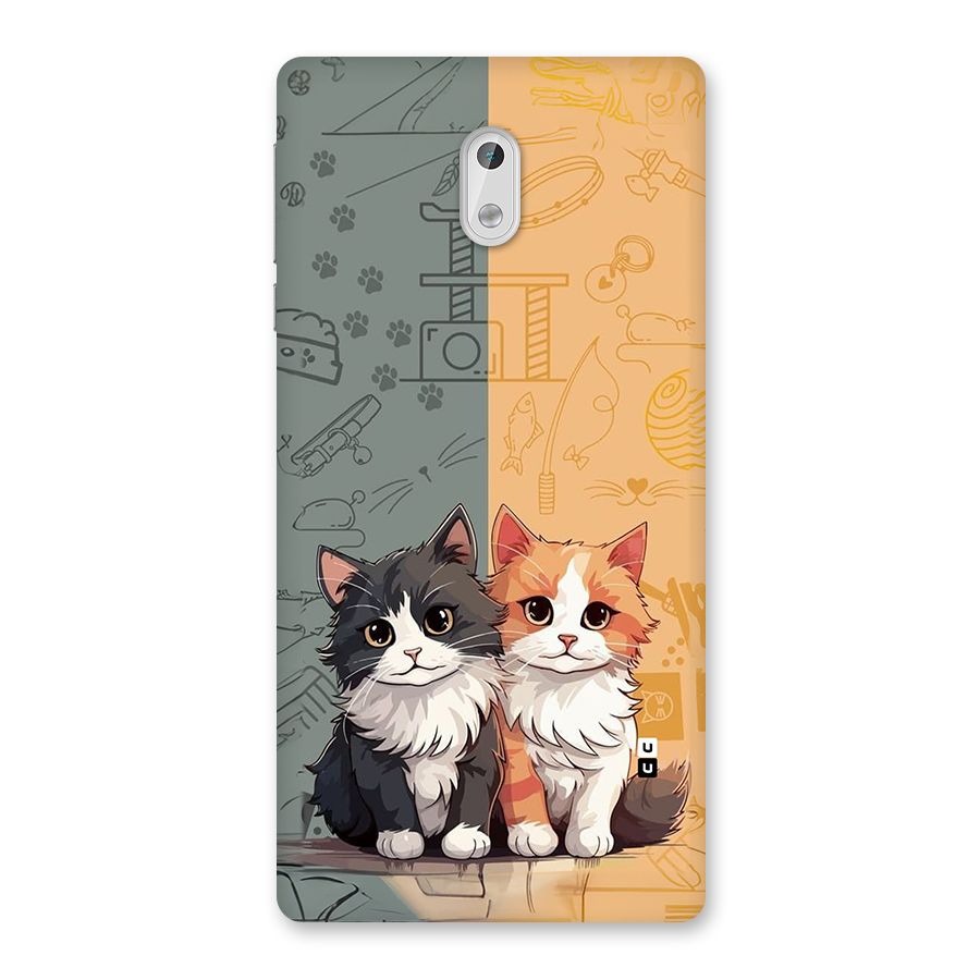 Cute Lovely Cats Back Case for Nokia 3