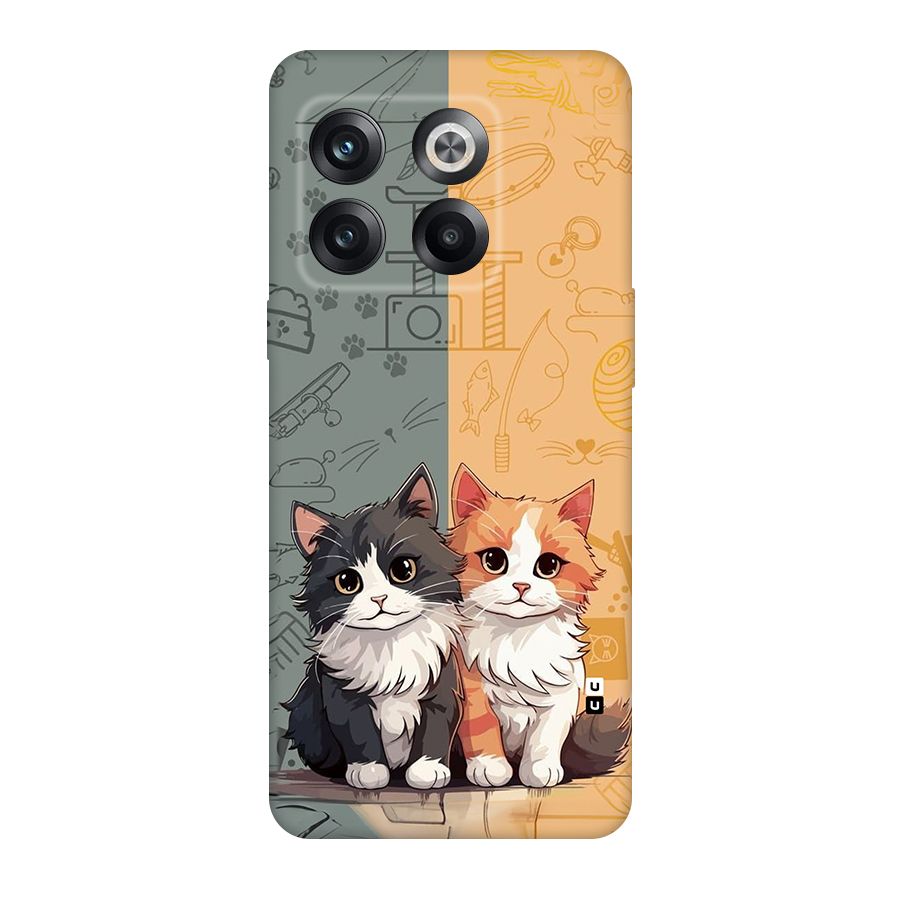 Cute Lovely Cats Back Case for OnePlus 10T