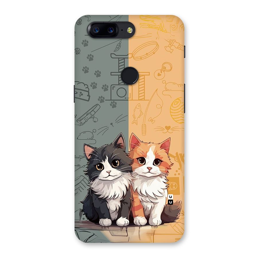 Cute Lovely Cats Back Case for OnePlus 5T