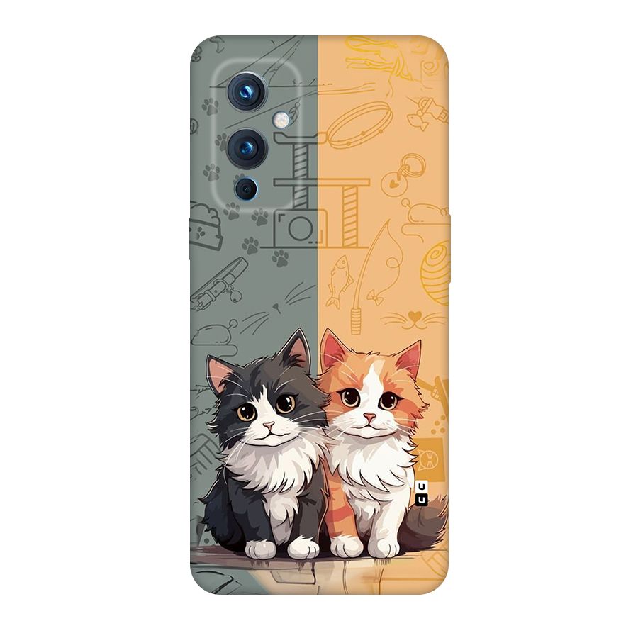 Cute Lovely Cats Back Case for OnePlus 9