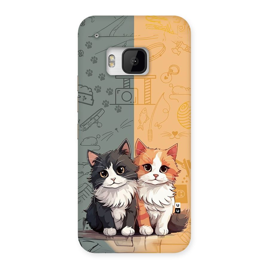 Cute Lovely Cats Back Case for One M9