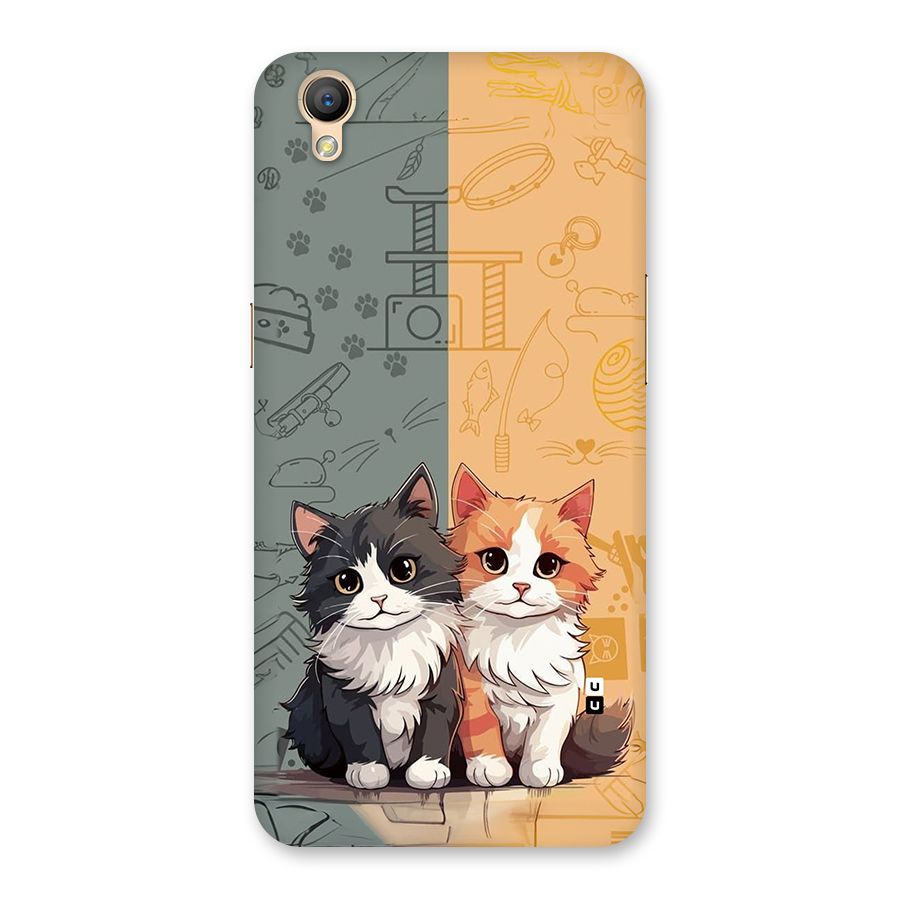 Cute Lovely Cats Back Case for Oppo A37