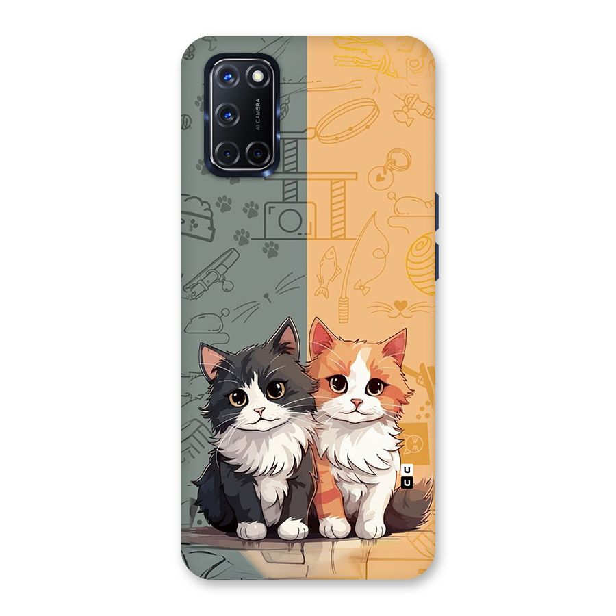 Cute Lovely Cats Back Case for Oppo A52