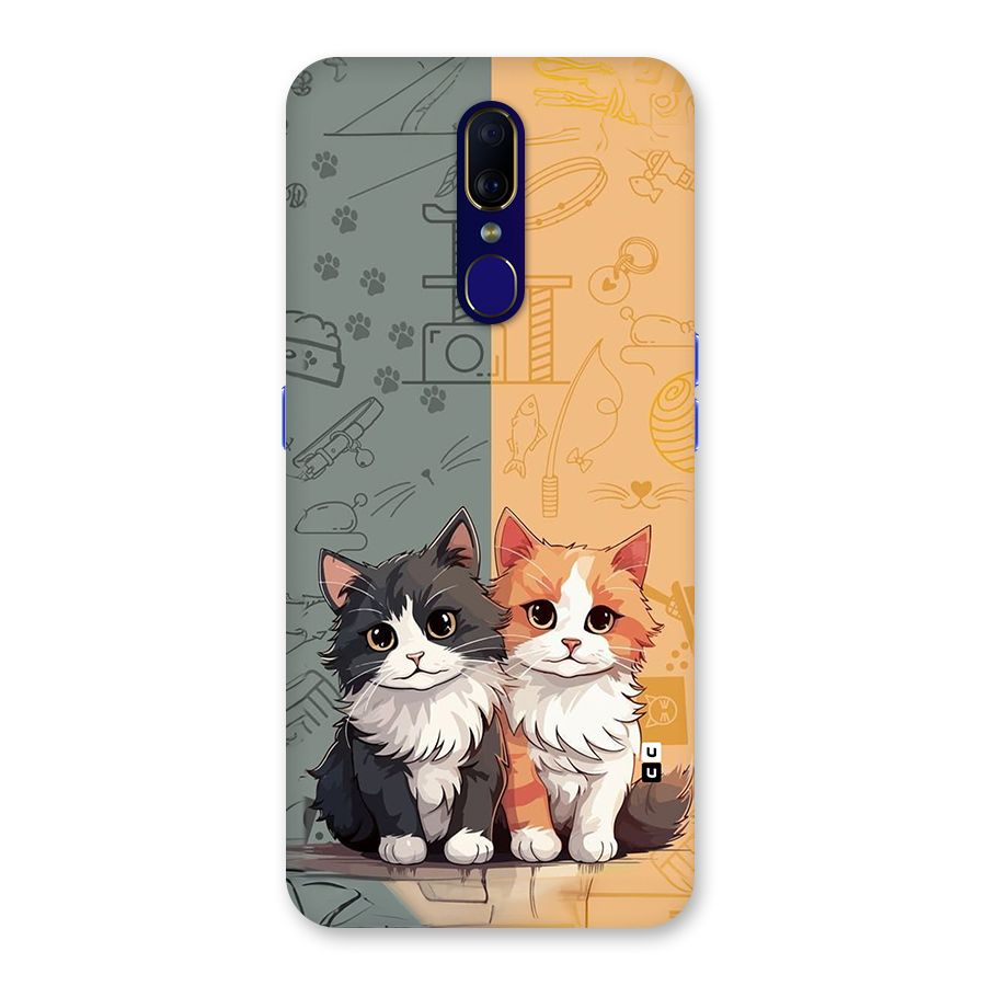 Cute Lovely Cats Back Case for Oppo F11