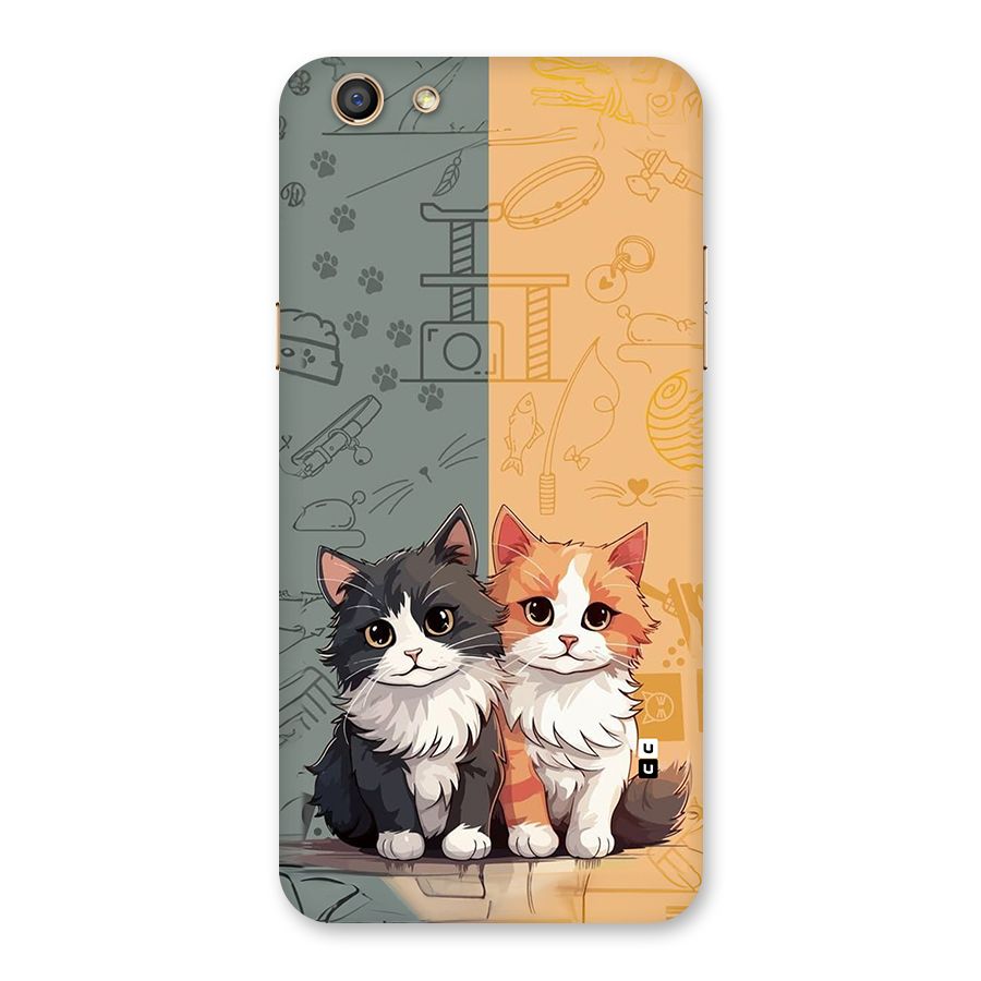 Cute Lovely Cats Back Case for Oppo F3