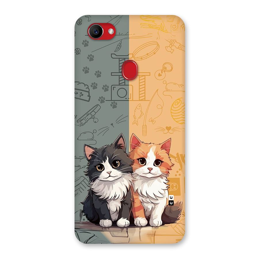 Cute Lovely Cats Back Case for Oppo F7